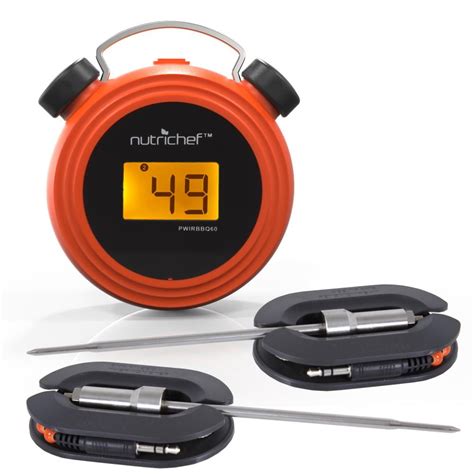 Nutrichef Pwirbbq60 Smart Bluetooth Bbq Grill Thermometer Digital