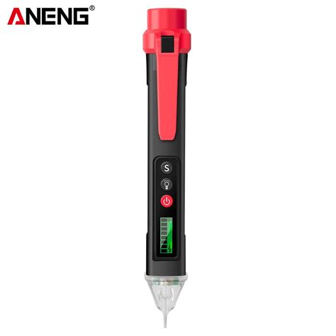 Aneng Tespen Tester Pen Non Contact Ac Voltage Alert Detector 12 1000v