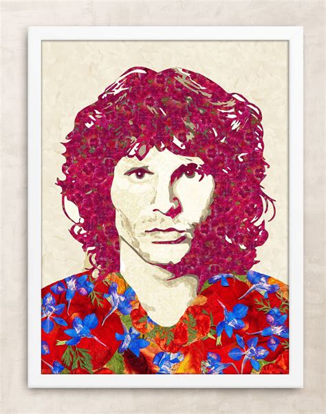 Jim Morrison Print Original Artwork Jim Morrison Art The Doors Print