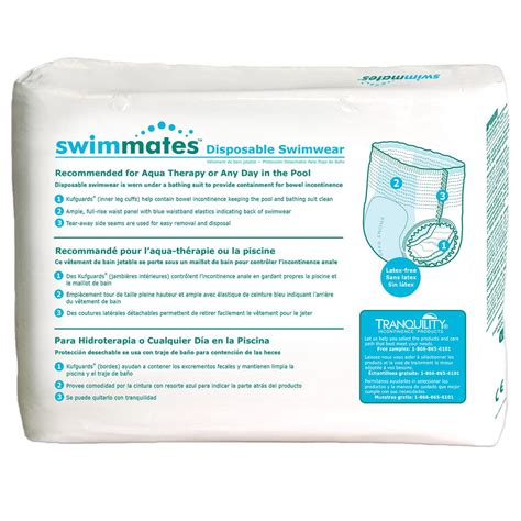 Swimmates Disposable Adult Swim Diapers Small 22 Buy Online In