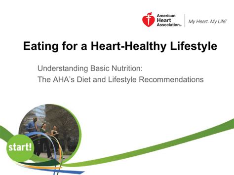 Start Eating Healthier American Heart Association