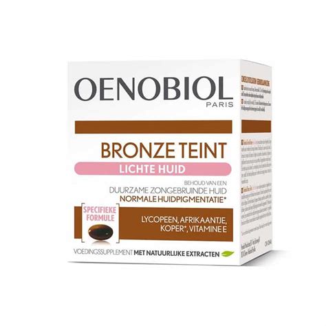 Oenobiol Bronze Teint Lichte Huid 30 Capsules Online Bestellen Optiphar