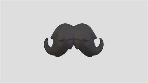 Mustache 02 Buy Royalty Free 3d Model By Bariacg Bbb4fb1