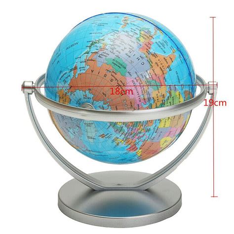 32cm Rotating World Earth Globe Atlas Map Geography Education Toy