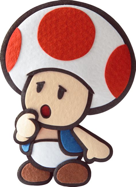 Filepmss Red Toad Thinking Artworkpng Super Mario Wiki The Mario