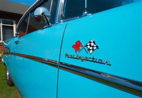 Fuel Injection Emblem On 1957 Chevrolet Bel Air Brooklands Surrey