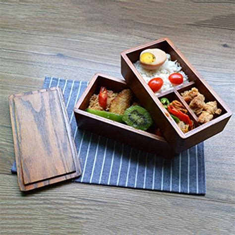 Wooden Bento Boxes Bento Boxes For Adults Aoosy Japanese Vintage