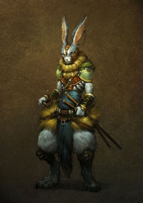 Awesome Robo Rabbit Warriors By Winb Concept Art Characters