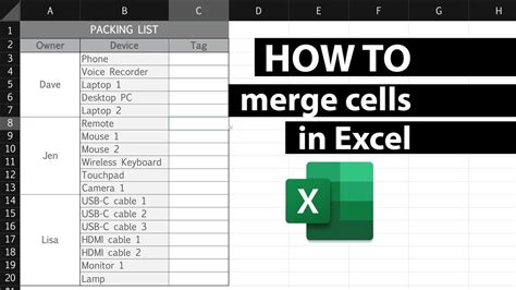 How To Merge Cells In Excel Zdnet