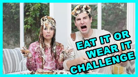 Food Challenges Eat It Or Wear It Challenge