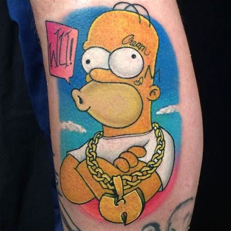 Homer Simpson Tattoo Female Wallpaperforandroidthemoon