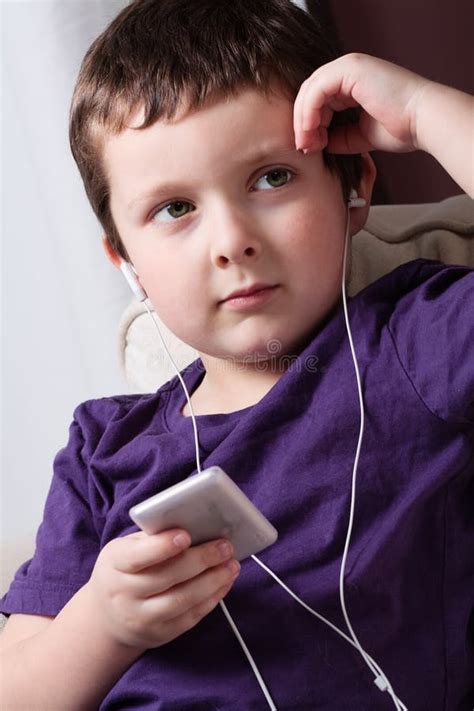 Boy Listening To Music Stock Photo Image Of Ipod Music 29945976