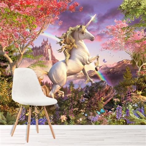Awesome Unicorn Wall Mural By David Penfound