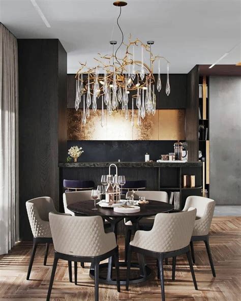 Dining Room Room In A Luxurious Small Scale Space