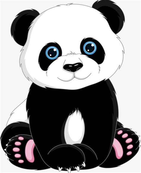 Cute Cartoon Panda Png Clipart Animal Cartoon Cartoon Clipart Cute