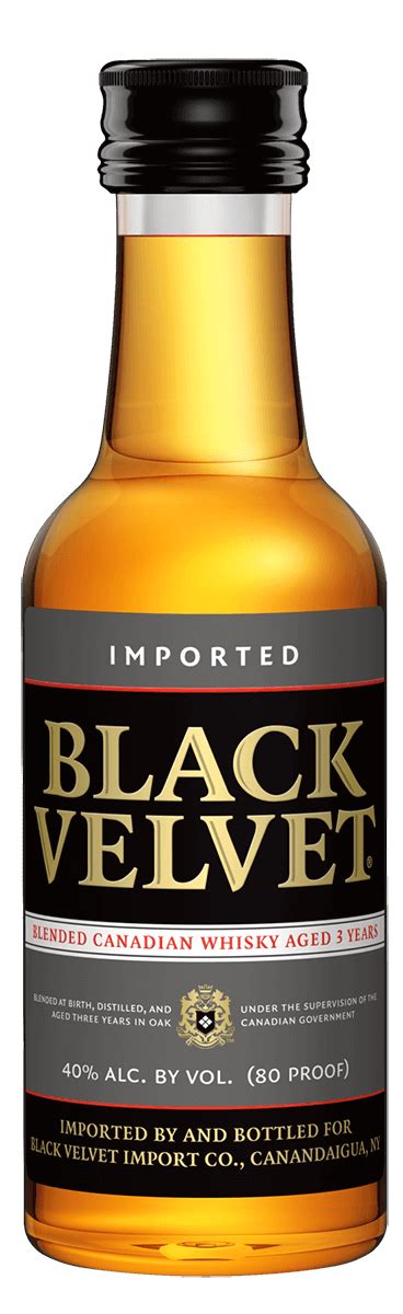 Black Velvet Blended Canadian Whisky 50 Ml Bremers