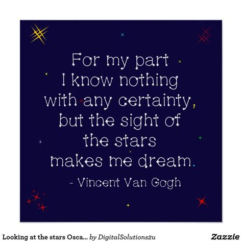 Looking At The Stars Oscar Wilde Quote Poster Art Prints For Home