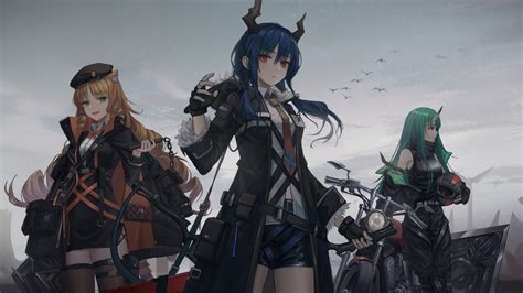 1920x1080 Arknights Girl Characters 1080p Laptop Full Hd Wallpaper Hd