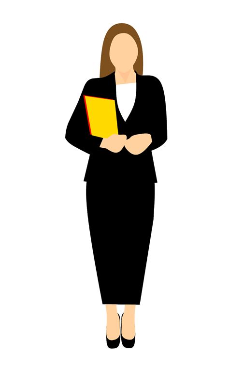 Download Free Illustrations Of Businesswoman Secretary Body Business Career Caucasian