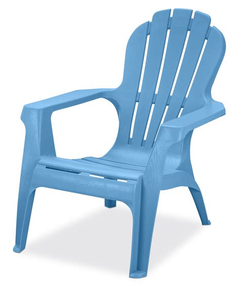 Us Leisure Resin Adirondack Plastic Patio Furniture Chair Blue