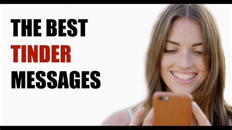 Tinder First Messages The 3 Best First Messages To Send On Tinder Youtube