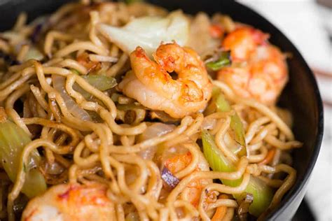 The Best Shrimp Chow Mein Recipe Self Proclaimed Foodie Hey Review