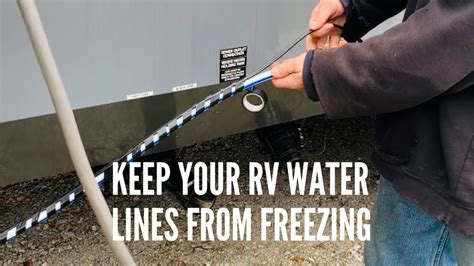 Keeping Your Rv Water Lines From Freezing~ Part 1 Keeping Warm In Your