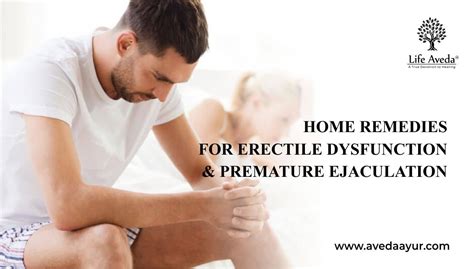 Herbal Remedies For Erectile Dysfunction And Premature Ejaculation