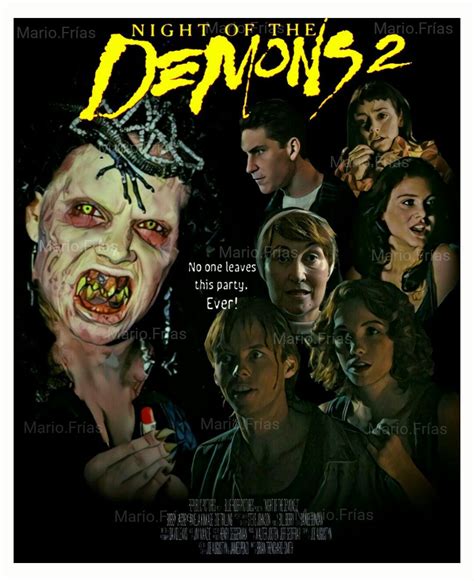 night of the demons 2 1994 edit by mario frías night of the demons horror fans fan picture