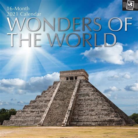 Wonders Of The World 2021 Square Wall Calendar The Ted Stationary