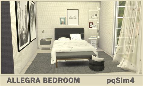 Allegra Bedroom The Sims 4 Custom Content