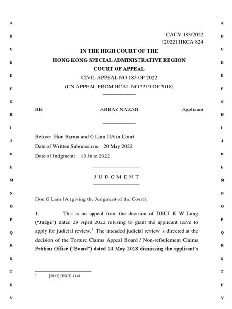 In The High Court Of The Hong Kong Special Administrative Region Court Of Appeal Pdf