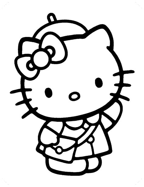 100 Dibujos De Hello Kitty Para Colorear Online 🥇 Dibujo Imágenes