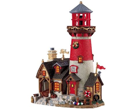 Fishermans Cove Lighthouse In 2021 Christmas Village Houses Lemax