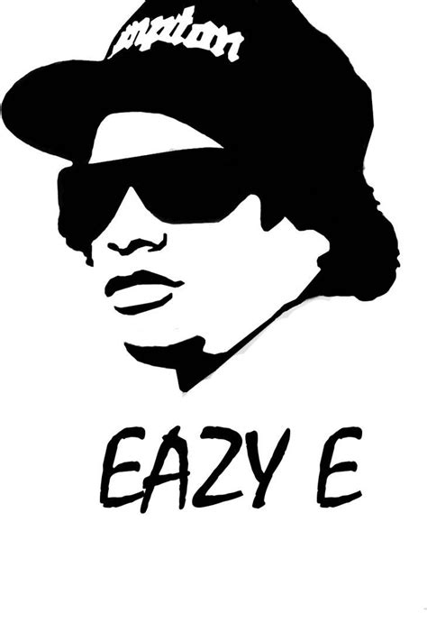 Eazy E By Nukedcandy On Deviantart Silhouette Art Rapper Art Hip