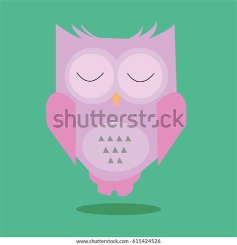 Sleepy Owl Stock Vector Royalty Free 615424526 Shutterstock