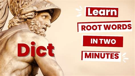dict say latin and greek root words youtube