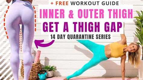 Thigh Gap Inner And Outer Thigh Workout No Equipment Youtube