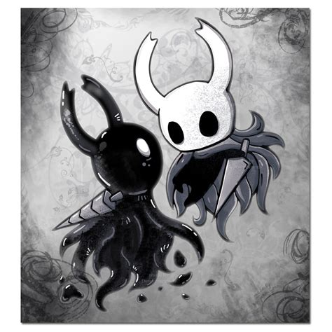 Hollow Knight Fanart Void And Knight Duo