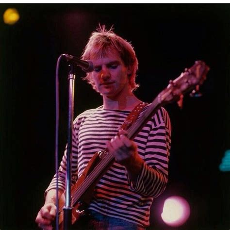 Great Shot Of Sting From Late 70s With His Fretless Ibanez Musician