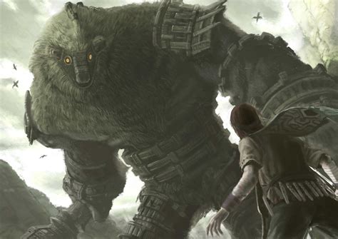 Colossus Video Games Creature Fantasy Art Shadow Of The Colossus