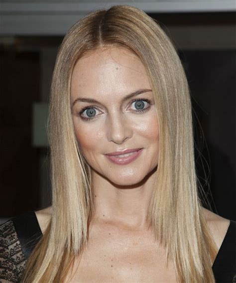 Heather Graham Long Straight Ash Blonde Hairstyle Coiffures Formelles