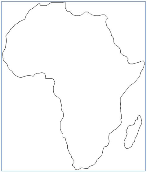 11 Mapas Da África Para Colorir E Imprimir Online Cursos Gratuitos