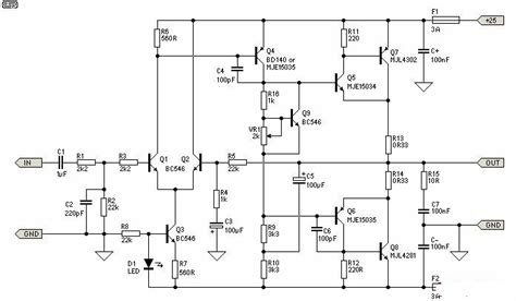 I am not a hifi geek, i just wanted to build a simple stereo amplifier that could drive some speakers for my desktop computer. Build a 25W Class-A Power Audio Amplifier Circuit Diagram | เทคโนโลยี