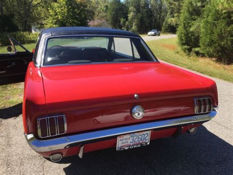 1966 Candy Apple Red Ford Mustang Coupe For Sale Ford Mustang 1966