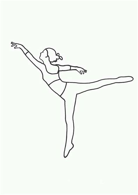 Ballet Dance Class Coloring Pages Coloring Sky