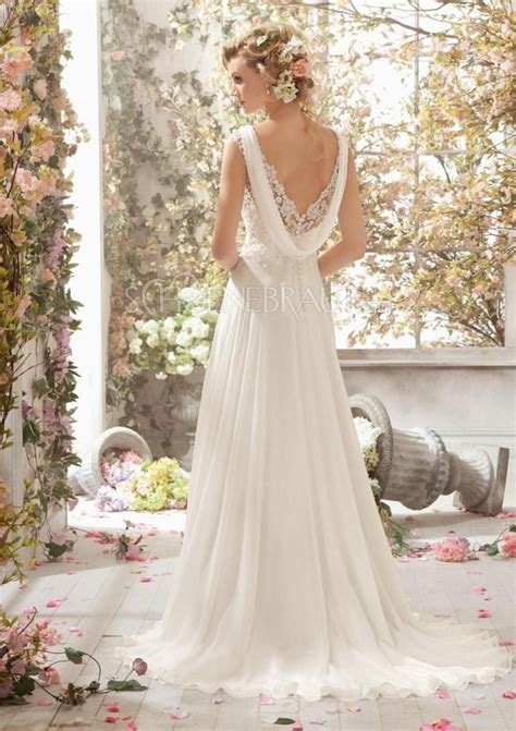 Elegante a linie boho brautkleid standesamt lang spitze v ausschnitt. Kleid Standesamt Brautkleid Standesamt Spitze Lang mit ...