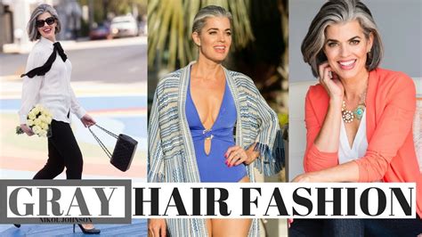 She also tells you why they work. GRAY HAIR FASHION | WHAT COLORS TO WEAR | Nikol Johnson ...