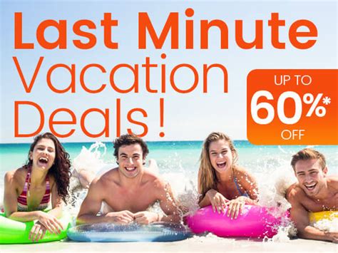 Vacation Packages All Inclusive Deals Last Minute Vacations