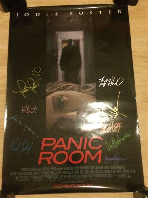 Panic room movie reviews & metacritic score: Panic Room 9x Cast Signed Original Movie/Film Poster ...